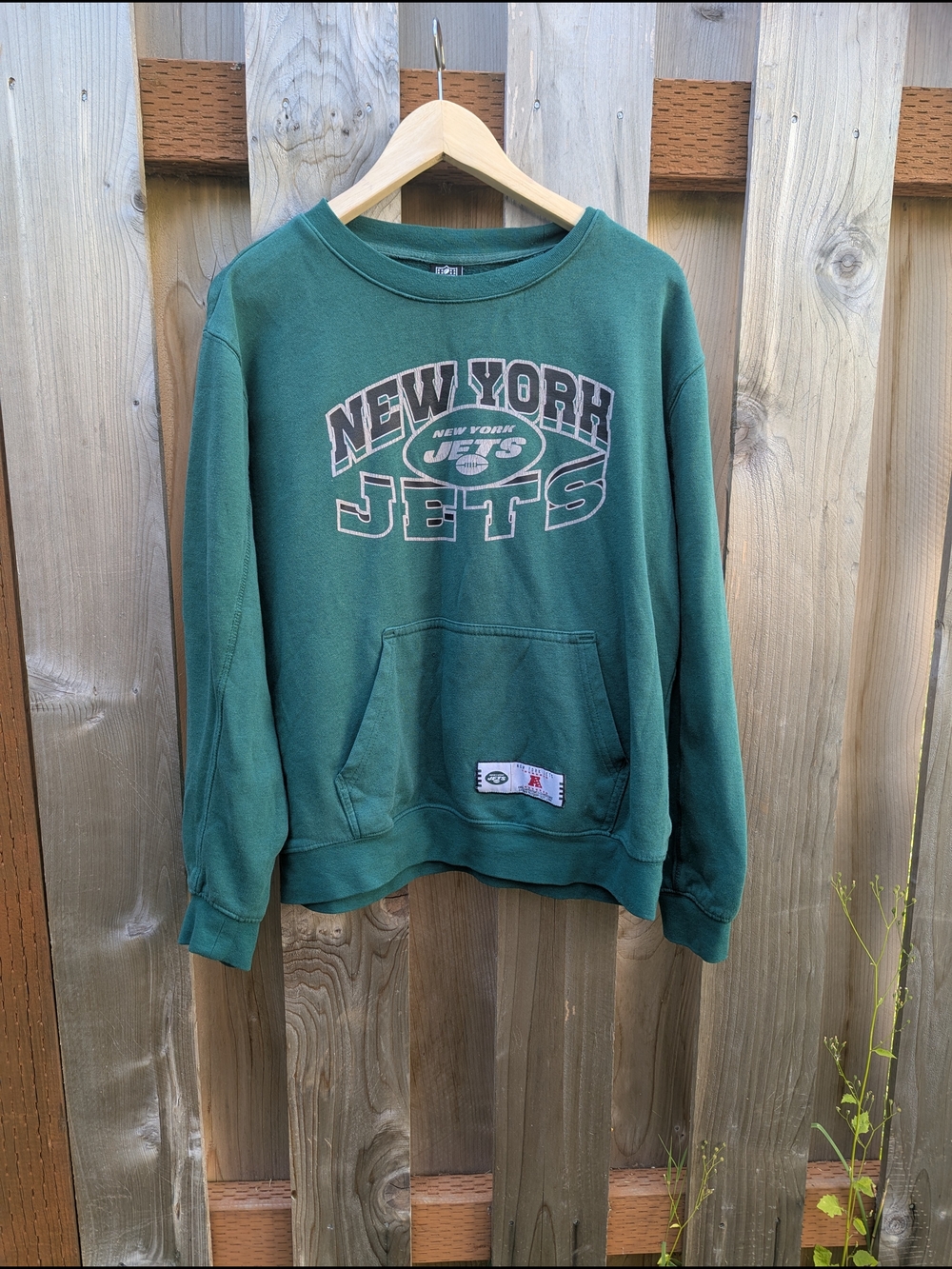 Vintage New York Jets Green Crewneck Sweatshirt
